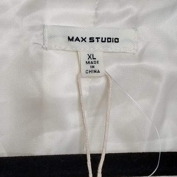 Max Studio Faux Shearling Moto Jacket - XL - NWT - Picture 7 of 9